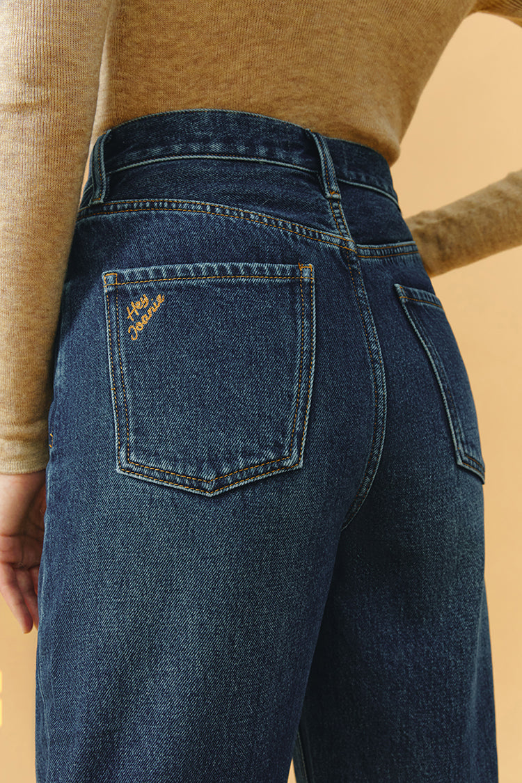 Coney Island Whitefish High Rise Wide Jeans HJ007 - JUSTLUXURY