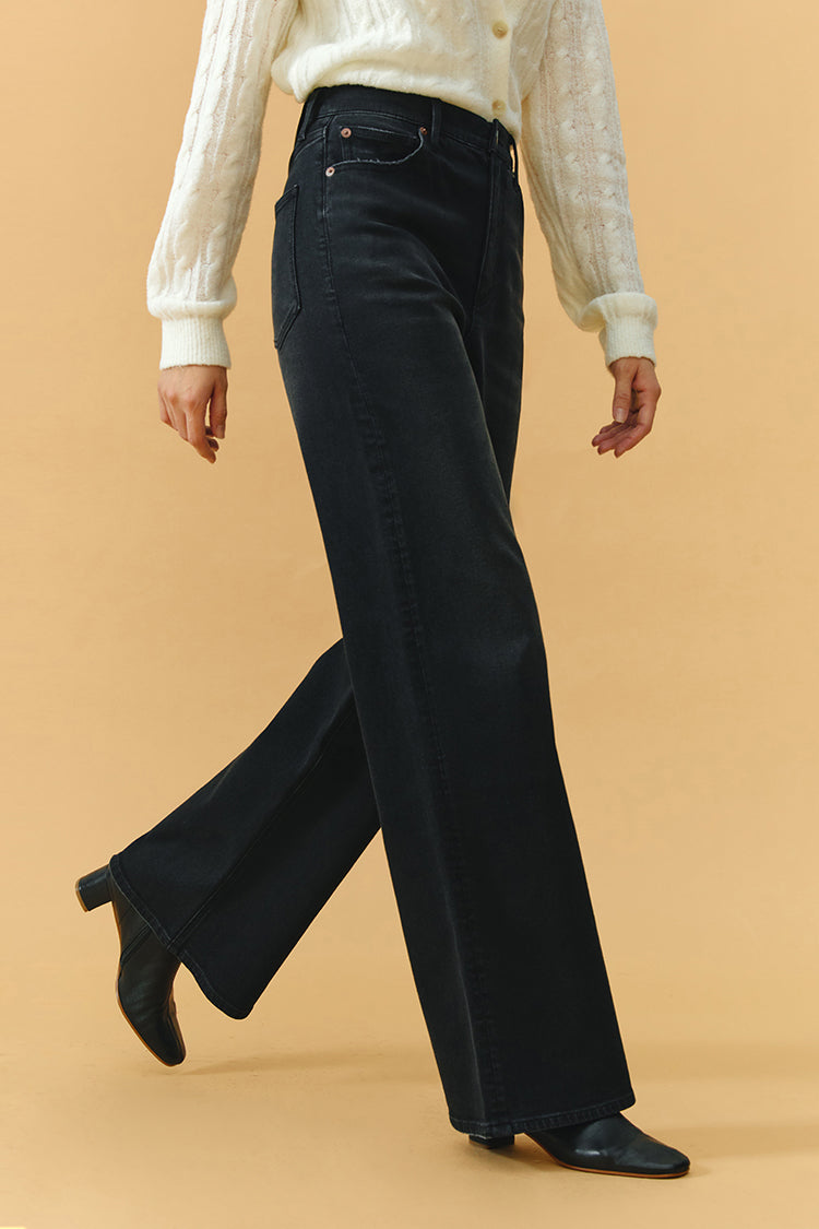 Angeles High Rise Baggy Jeans HJ103 - JUSTLUXURY