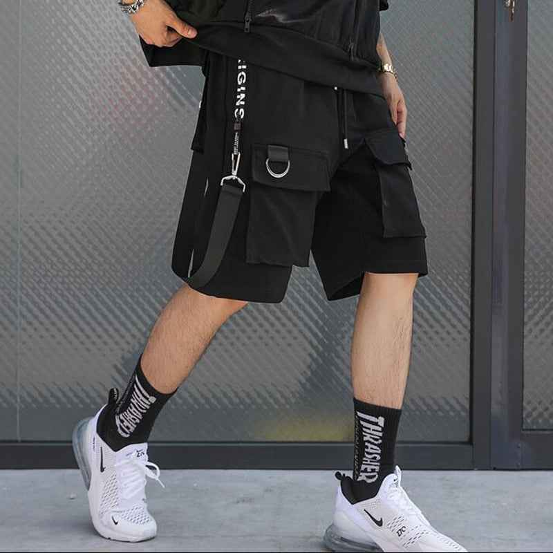 Black Bermuda 'Origin' Shorts