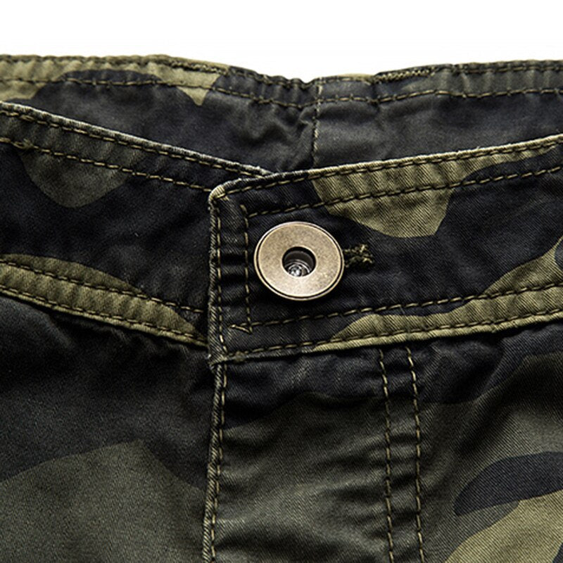 Military Camouflage Vector Shorts