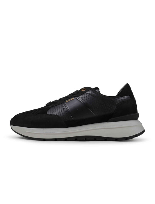 Hugo Boss Mens Jace Runn Shoes - Black