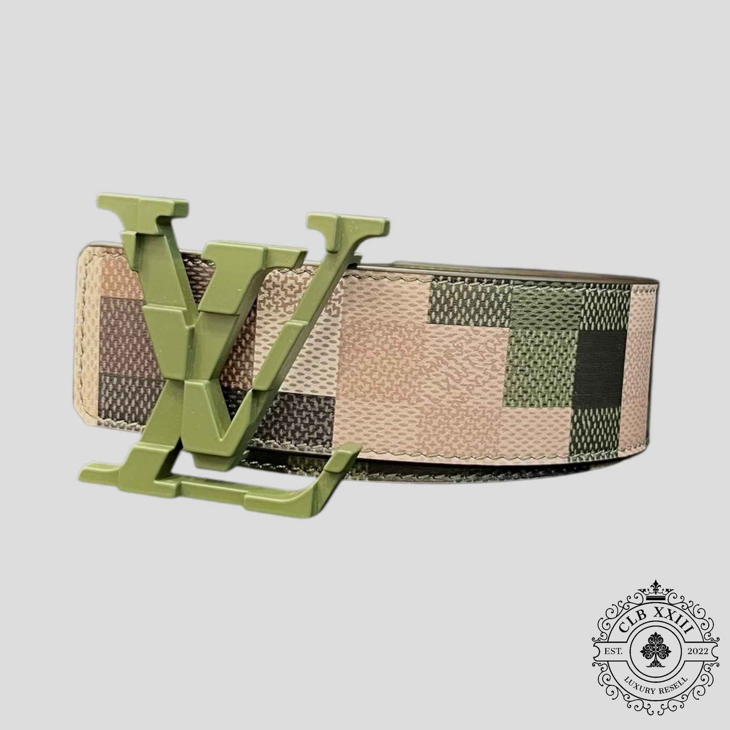 Louis Vuitton LV Mega Pixel 40mm Reversible Belt in Camo