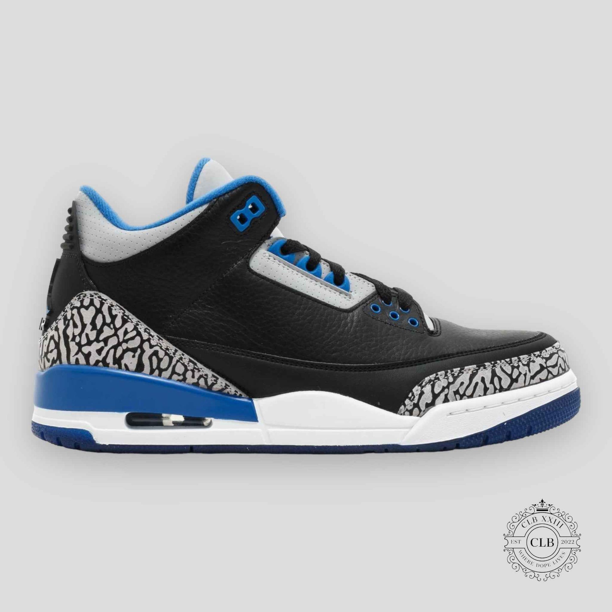 AIR JORDAN 3 RETRO "SPORT BLUE"