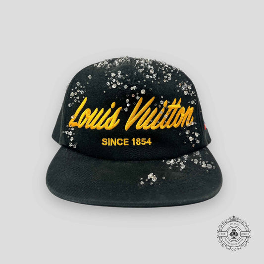 Louis Vuitton Script Crystals Hat in Black