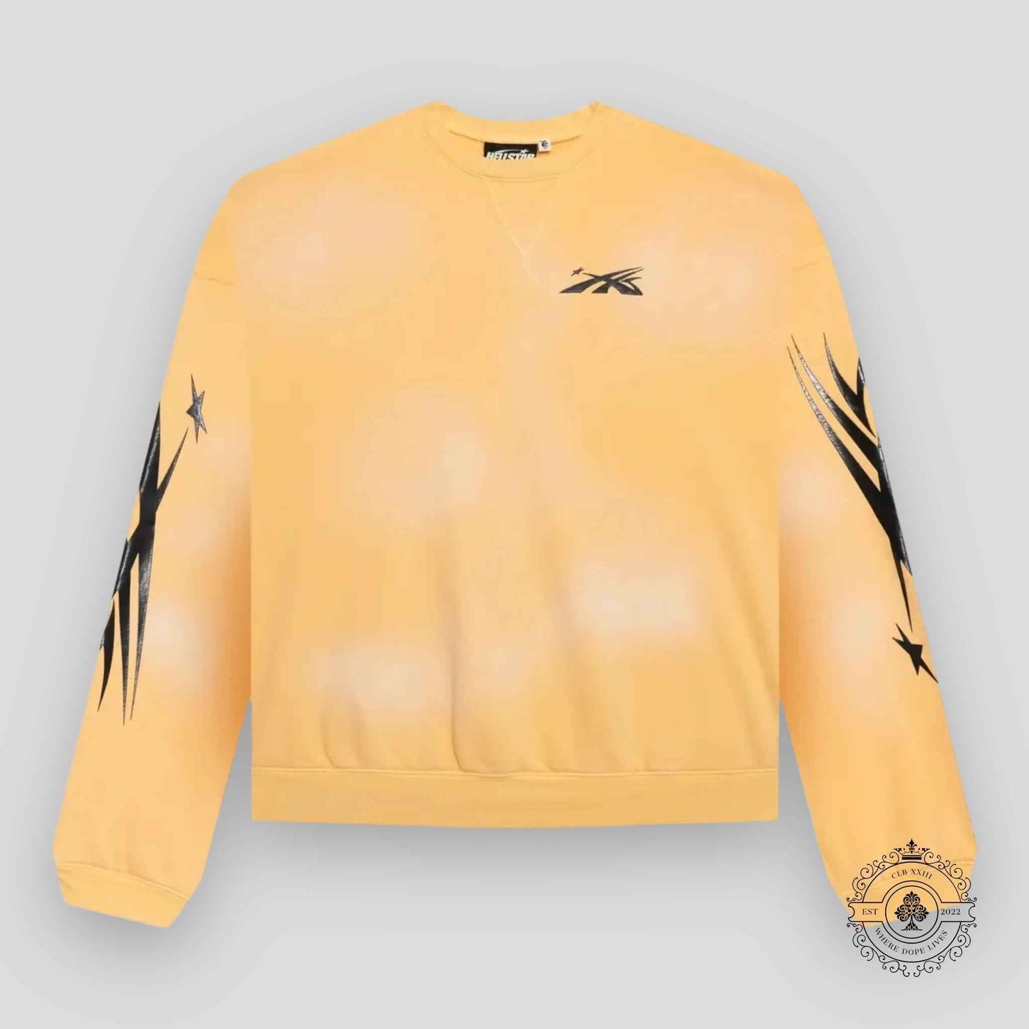 Hellstar Sports Crewneck in Yellow