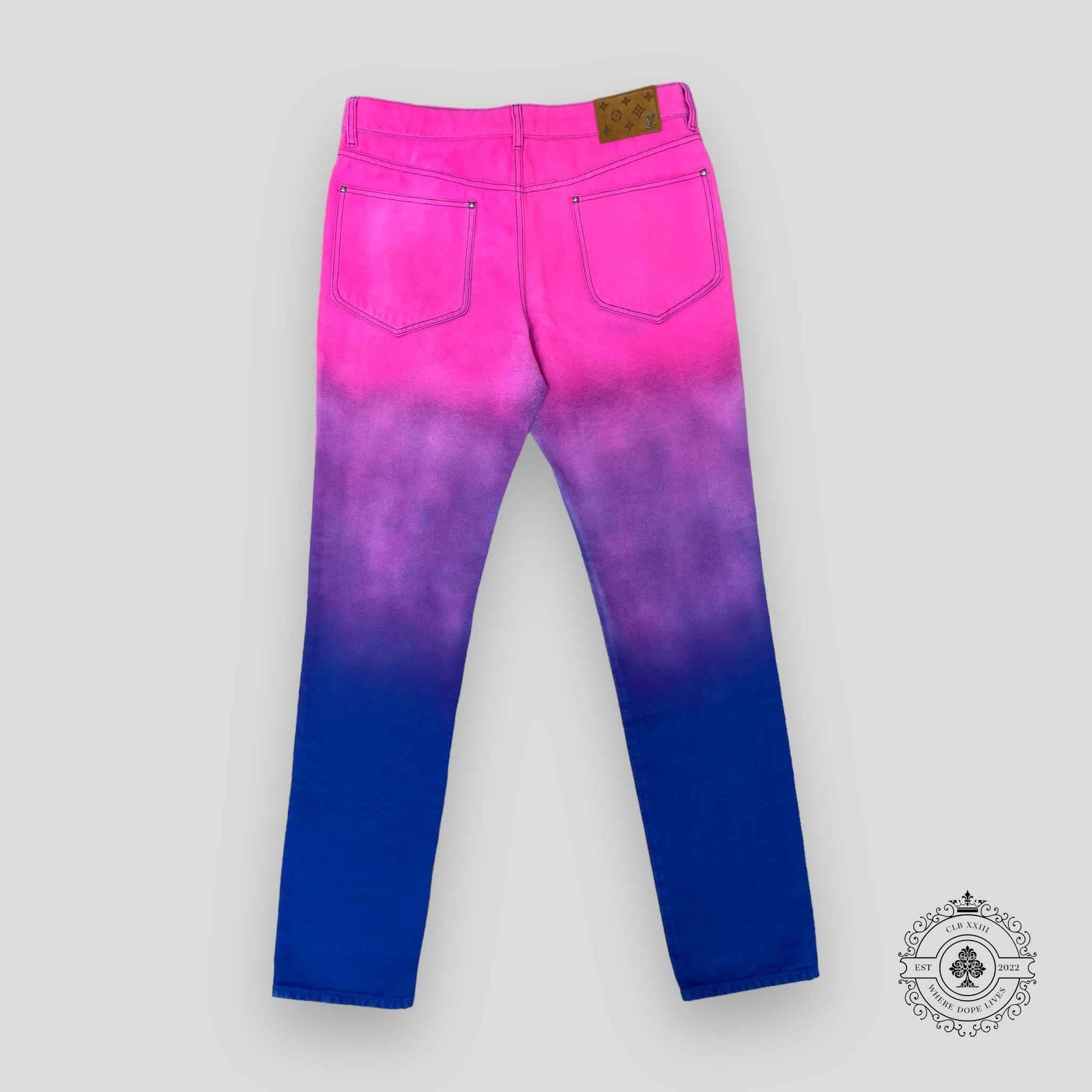 Louis Vuitton Gradient Denim Jeans