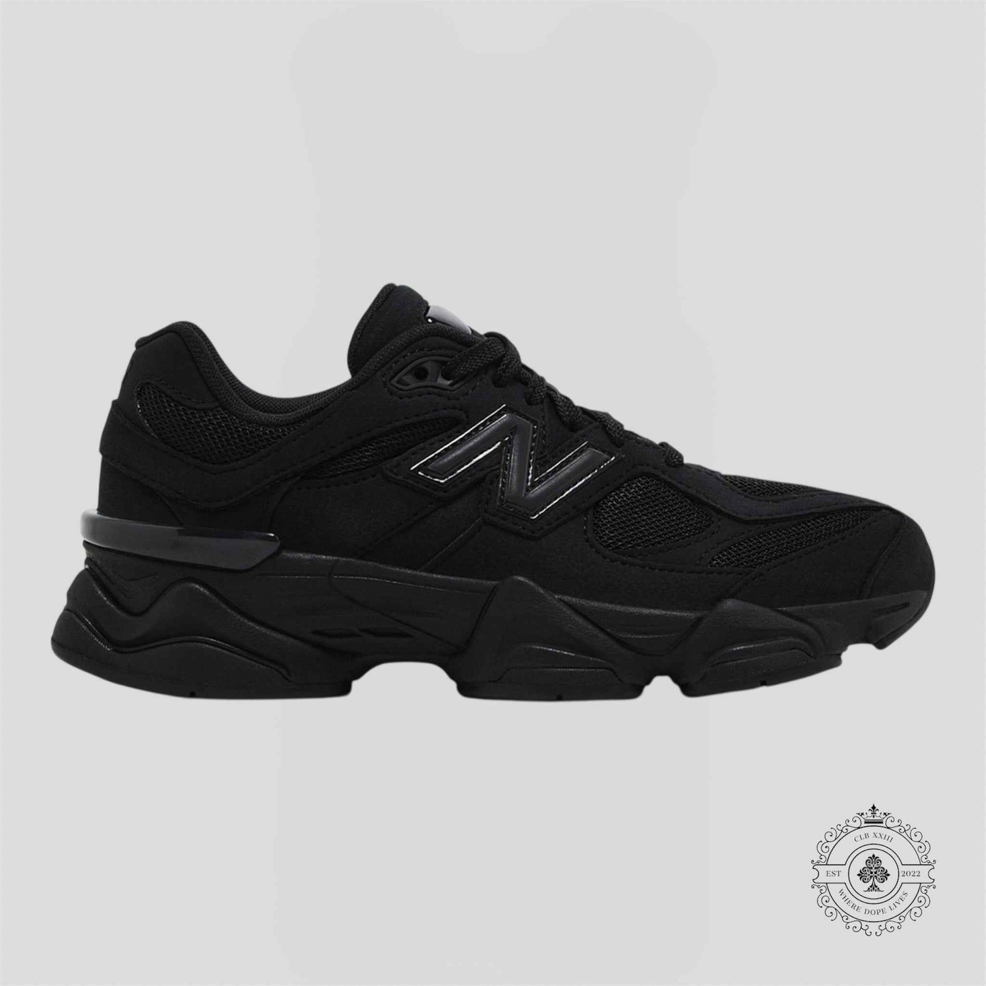 New Balance 9060 GS Triple Black