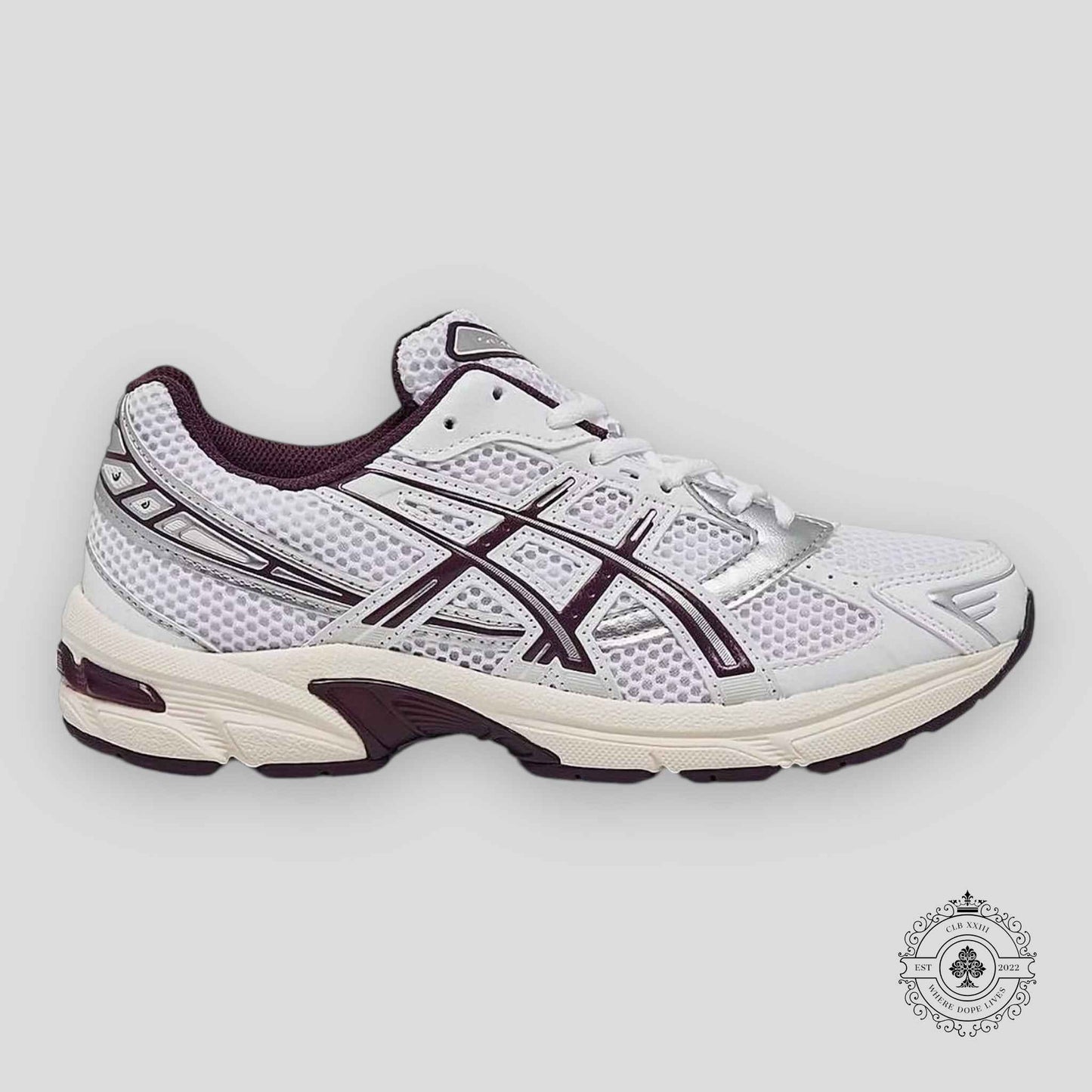 Asics Gel-1130 W White Deep Plum