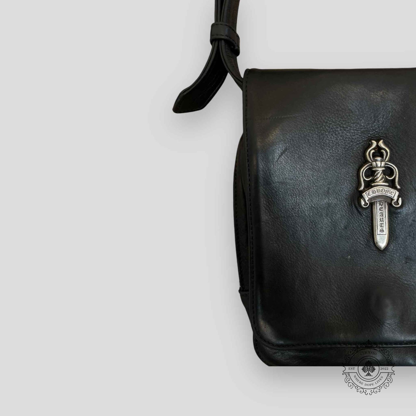Chrome Hearts Leather Sling Bag