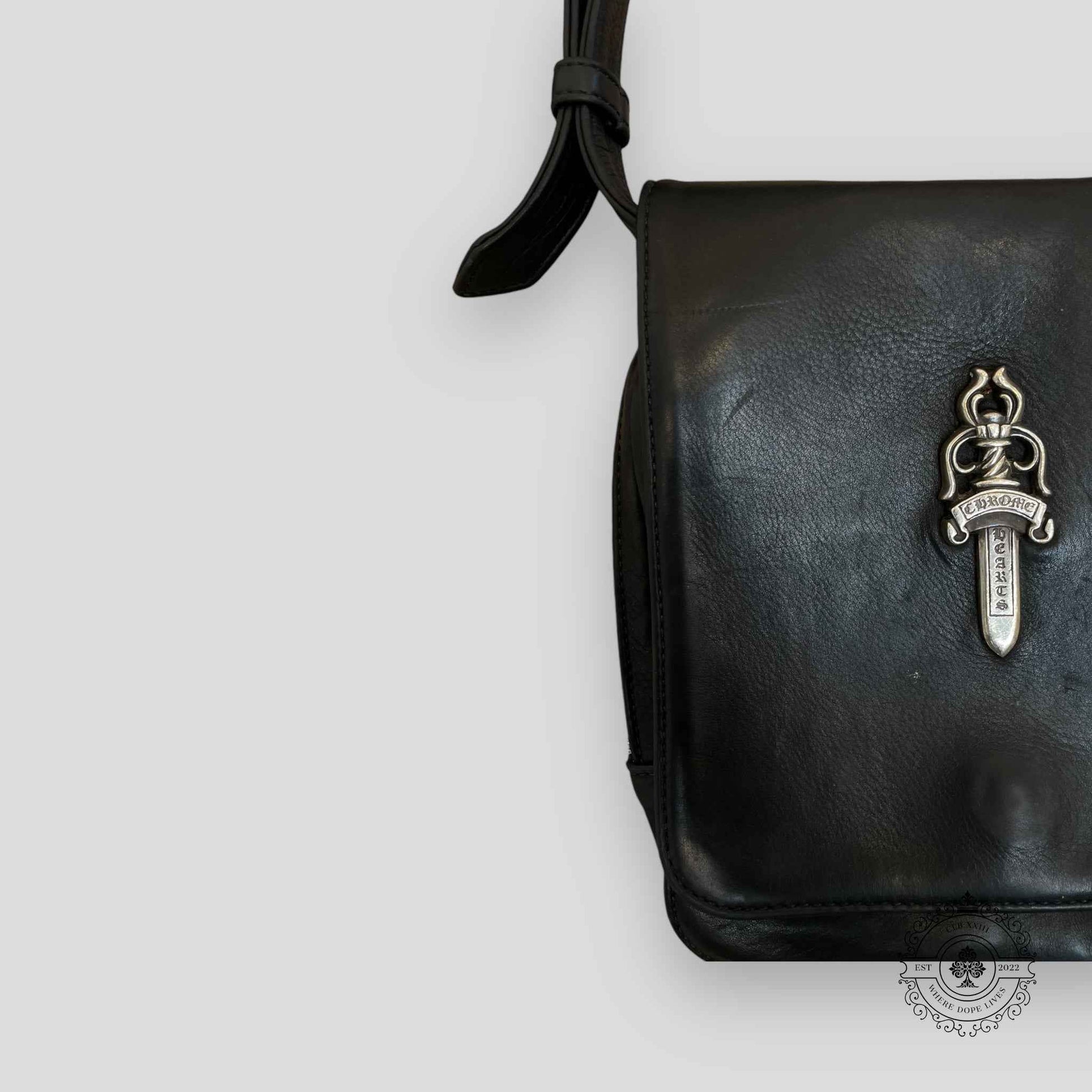 Chrome Hearts Leather Sling Bag