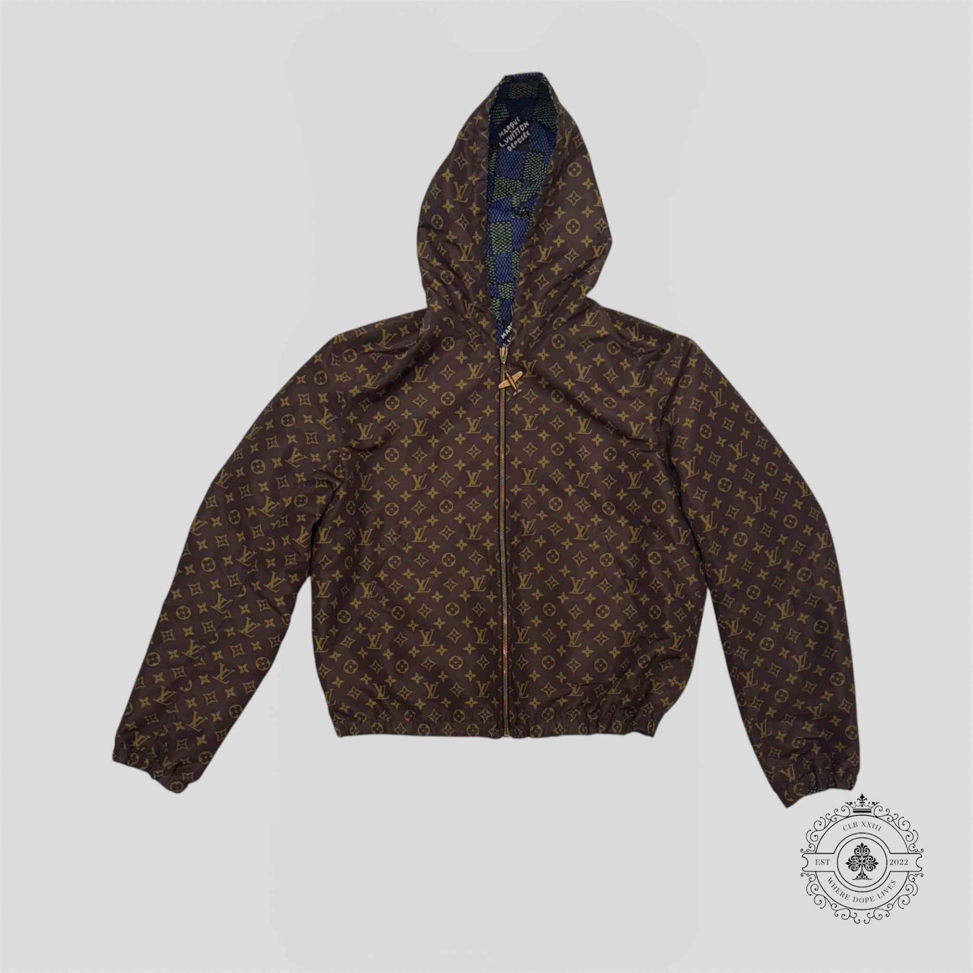 Louis Vuitton Heritage Damier Reversible Windbreaker in Brown