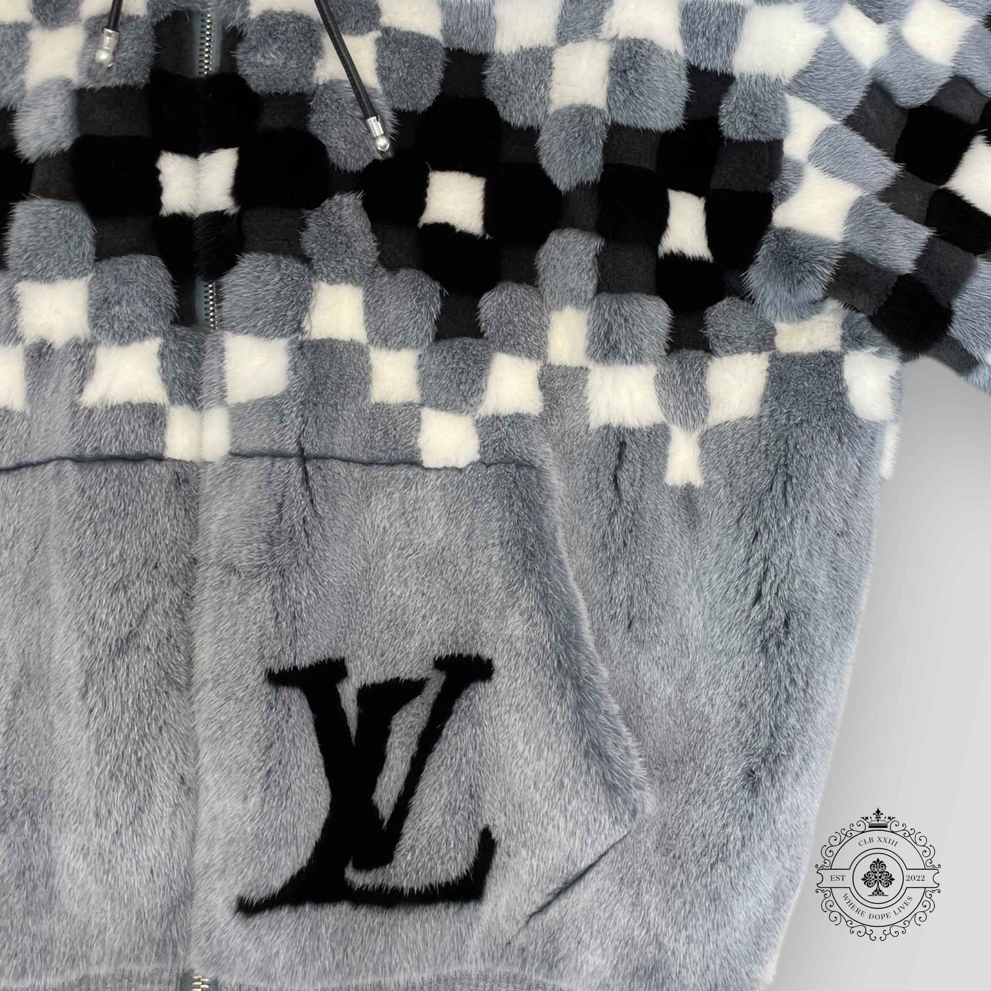 Louis Vuitton Damoflage Mink Fair Isles Blouson
