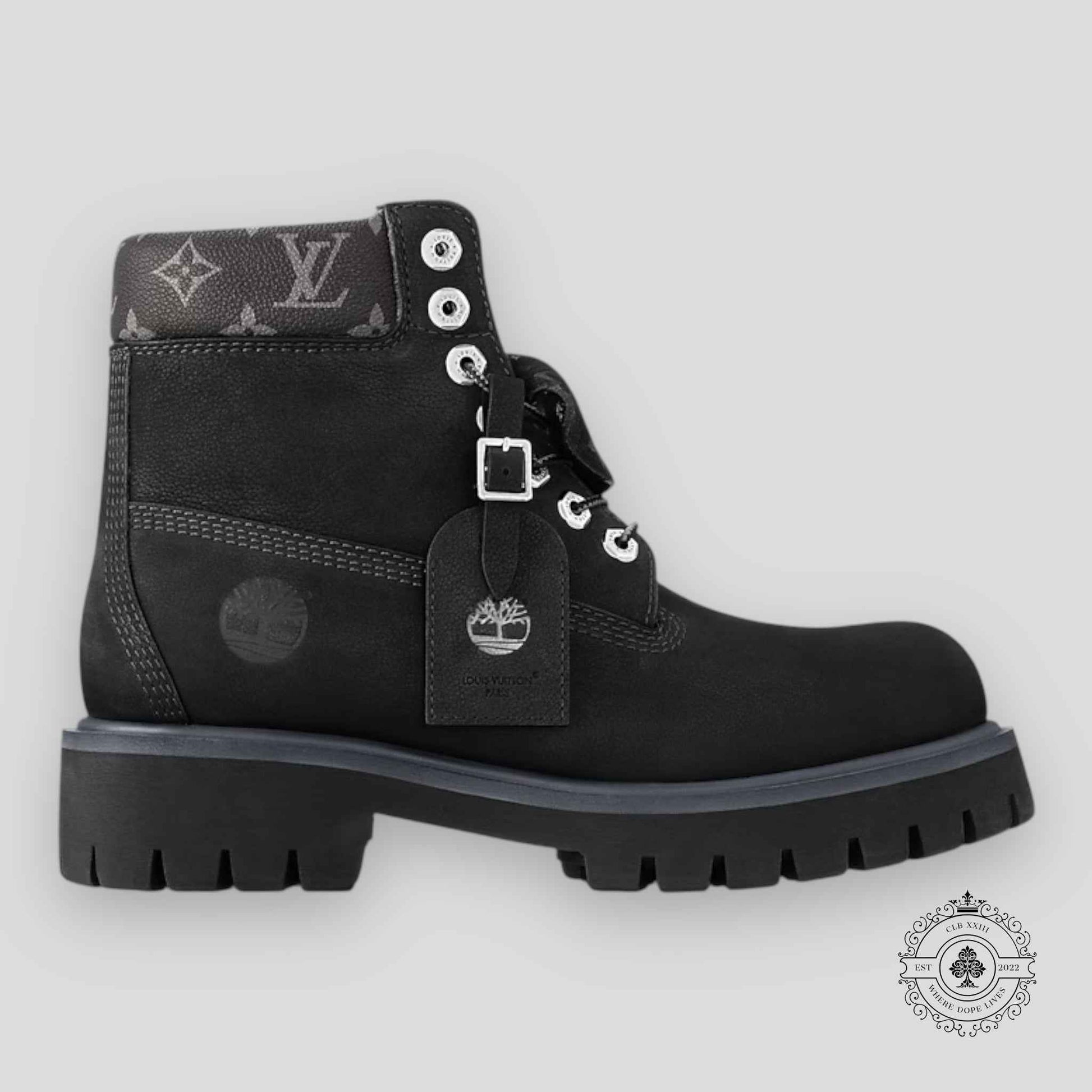 Louis Vuitton X Timberland Ankle Boot in Black