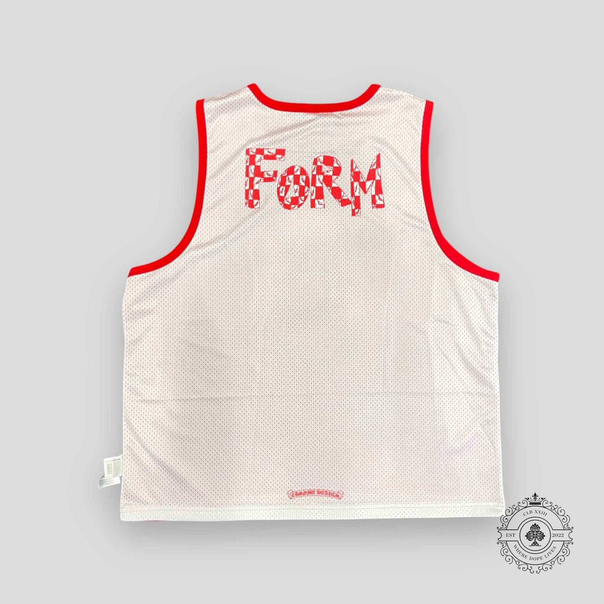 Chrome Hearts Reversible Mesh Team 99 Jersey in Red