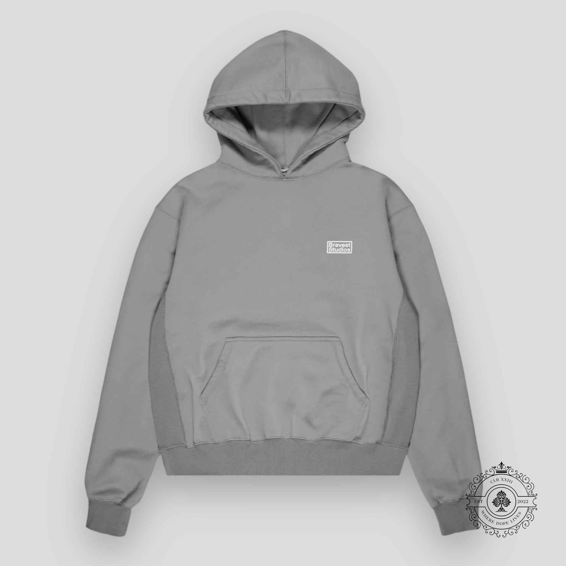 Bravest Studios Classic Hoodie in Grey