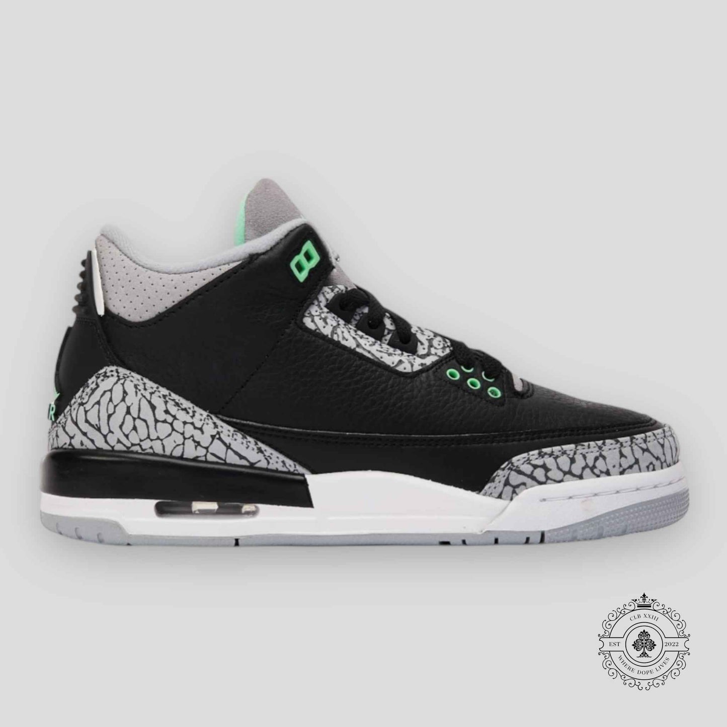 Air Jordan 3 Retro Green Glow (GS)