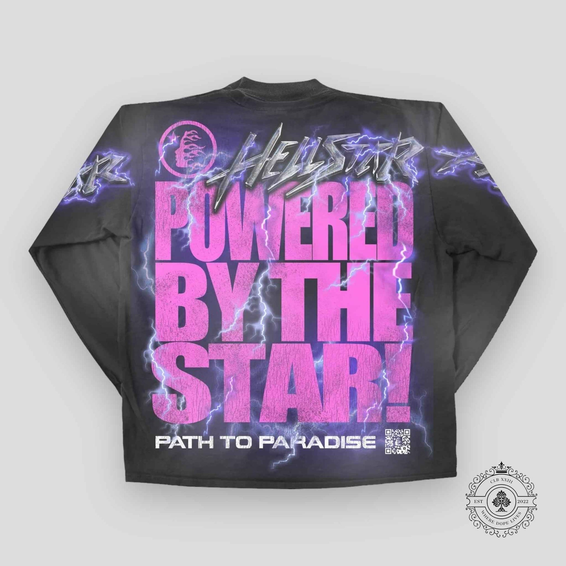 Hellstar Powered By The Star L/S Tee in Black