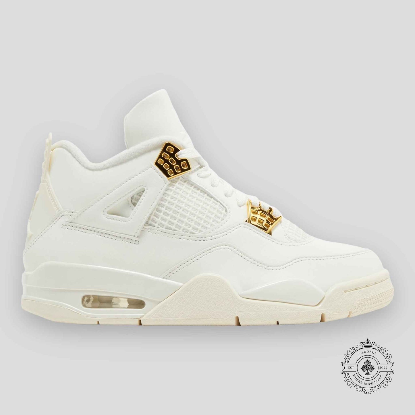 Air Jordan 4 Retro W Metallic Gold