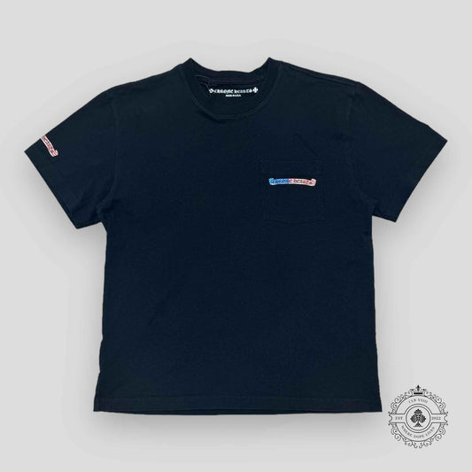 Chrome Hearts Matty Boy American Flag Scoll T-Shirt