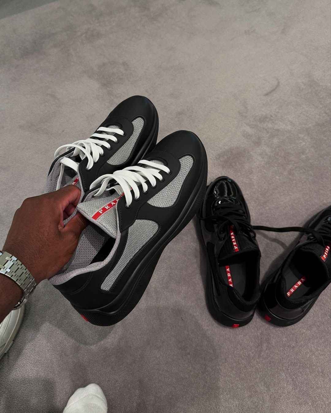 America's Cup Sneakers Rubber Black