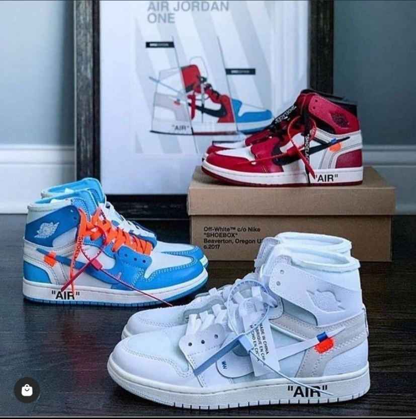 Custom Air Jordan 1 OFF-White Chicago Sneakers SneakerNational