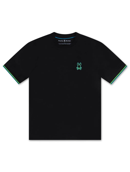 Psycho Bunny Saratoga Fashion Tee - Black
