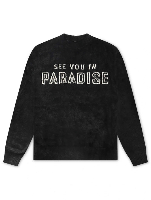 Jordan Craig Fluffy Sweater - Black