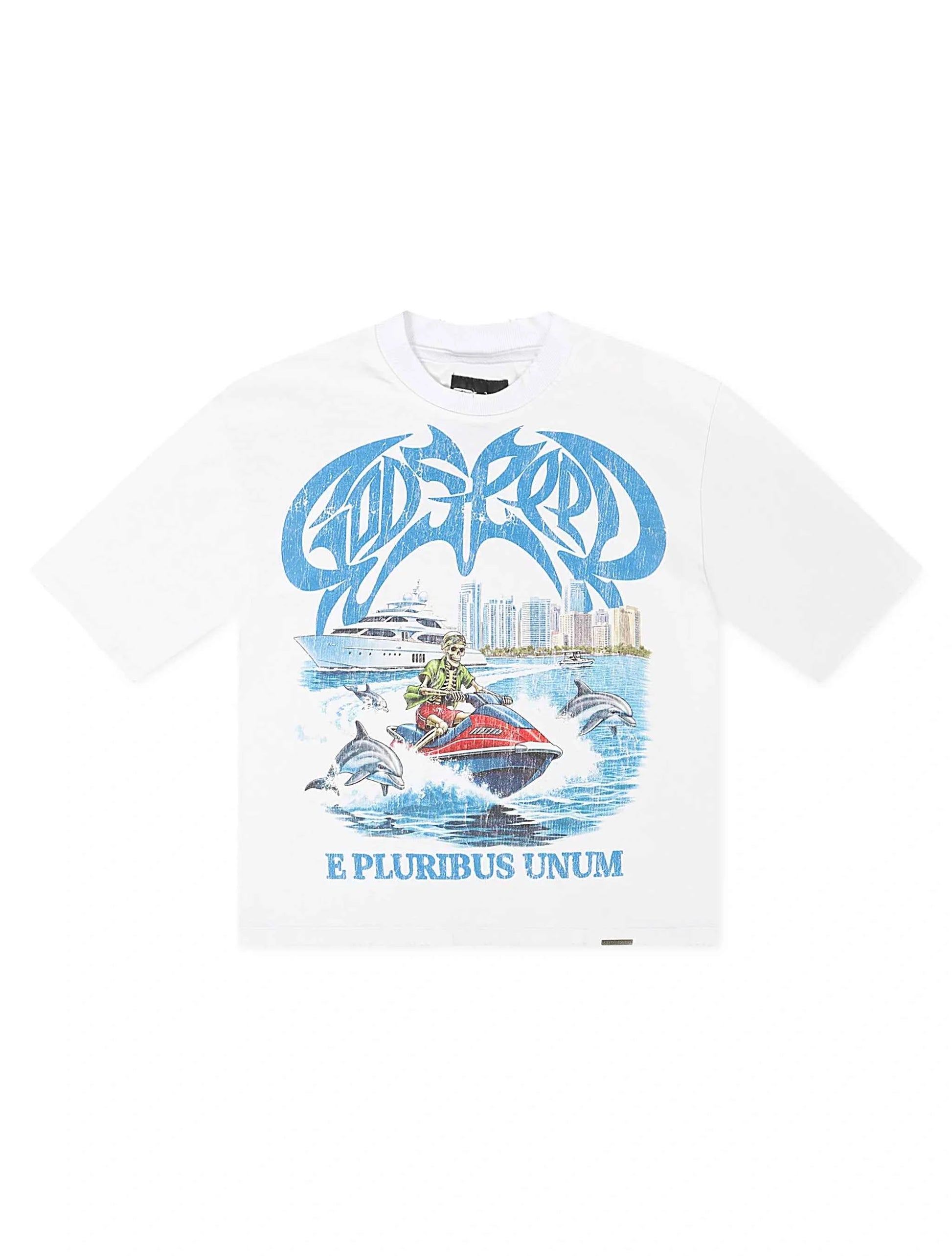 Godspeed GMYC Wave Runner Boxy Tee - White