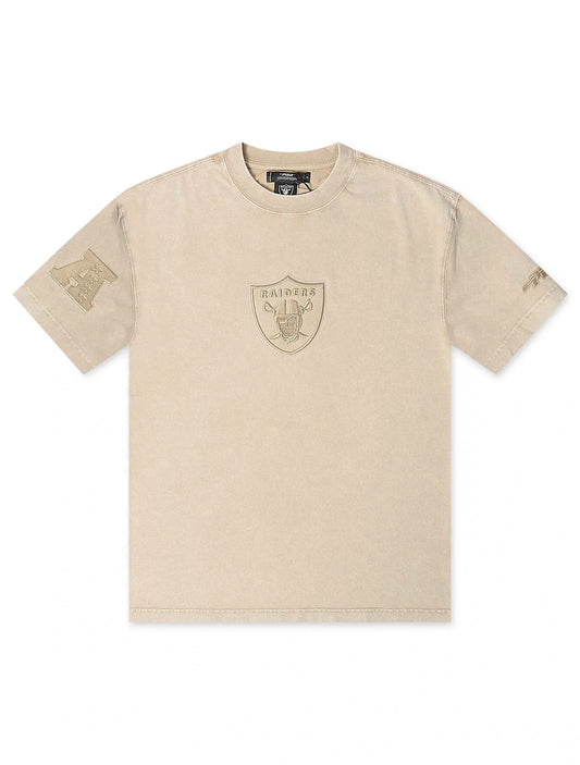 Pro Standard Raiders Logo Tee - Vintage Beige