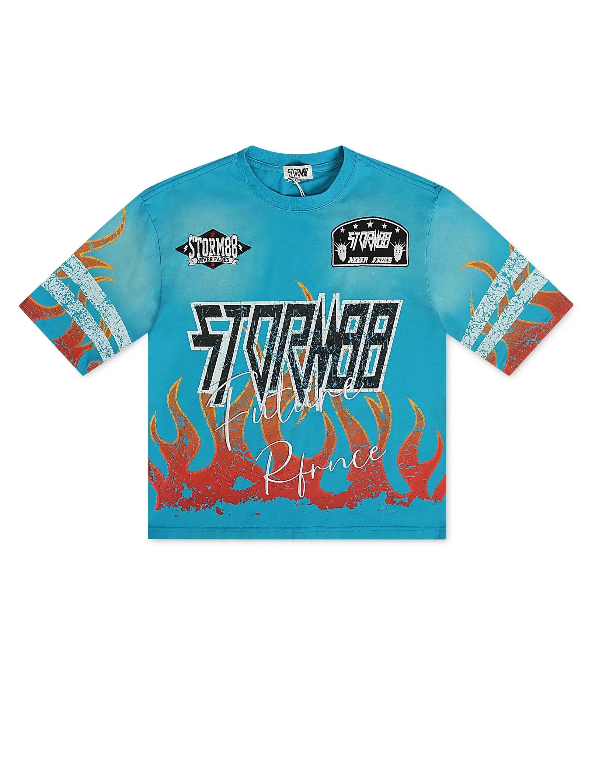 Kleep Senka Single Knit Tee - Aqua