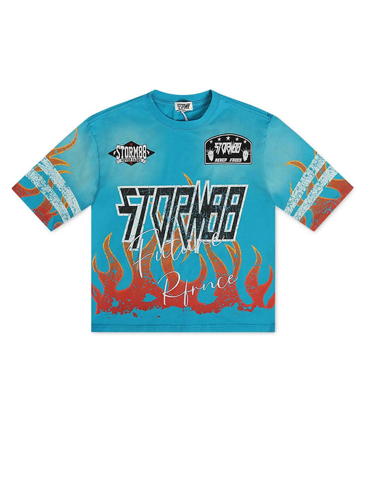 Kleep Senka Single Knit Tee - Aqua