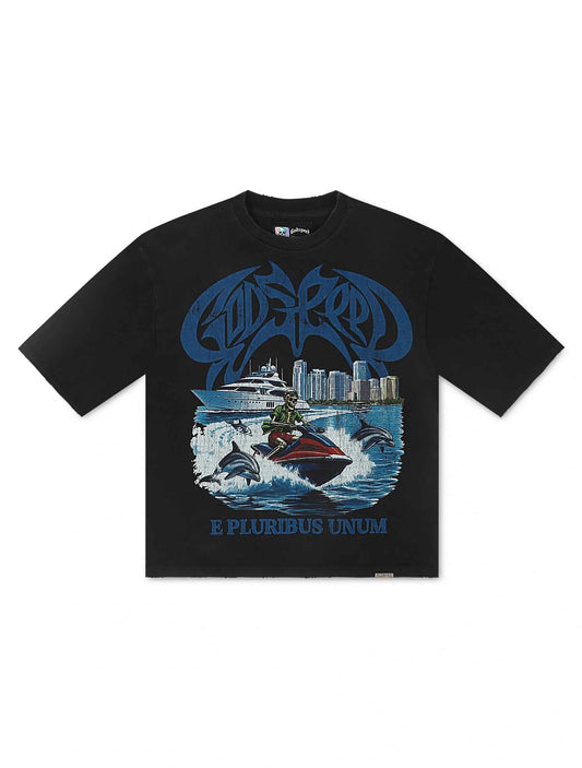 Godspeed GMYC Wave Runner Boxy Tee - Black