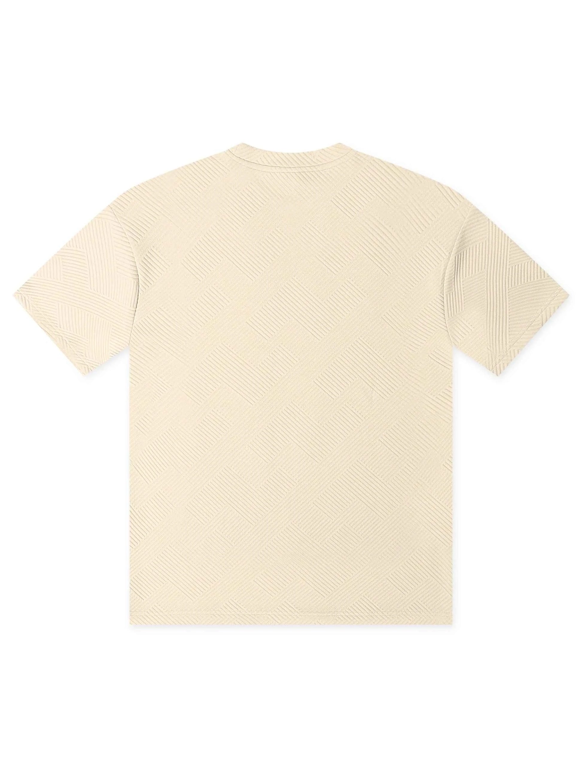 Denim Exchange Knit Tee - Ivory