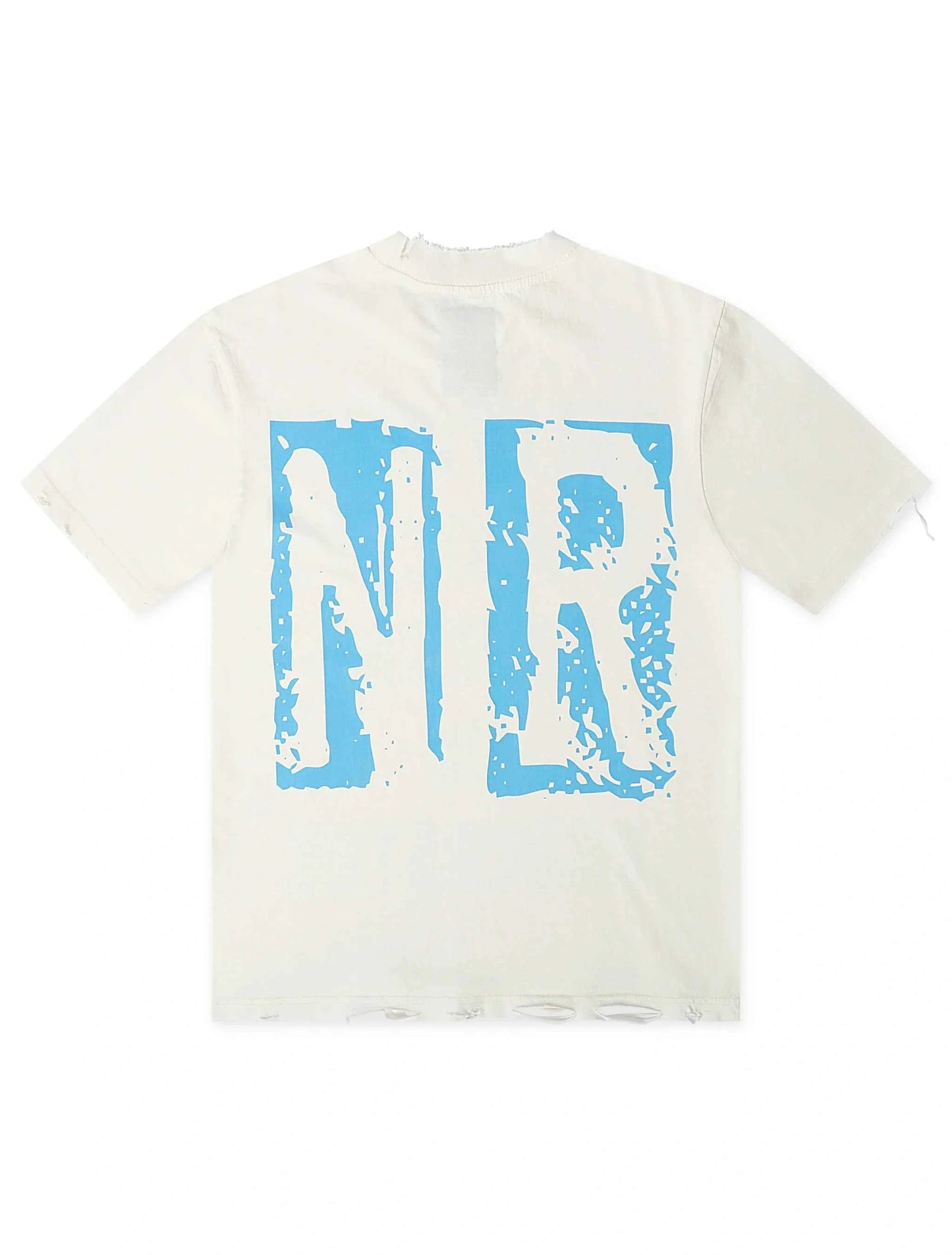 November Reign Everything I Love Hand Shredded Tee - White