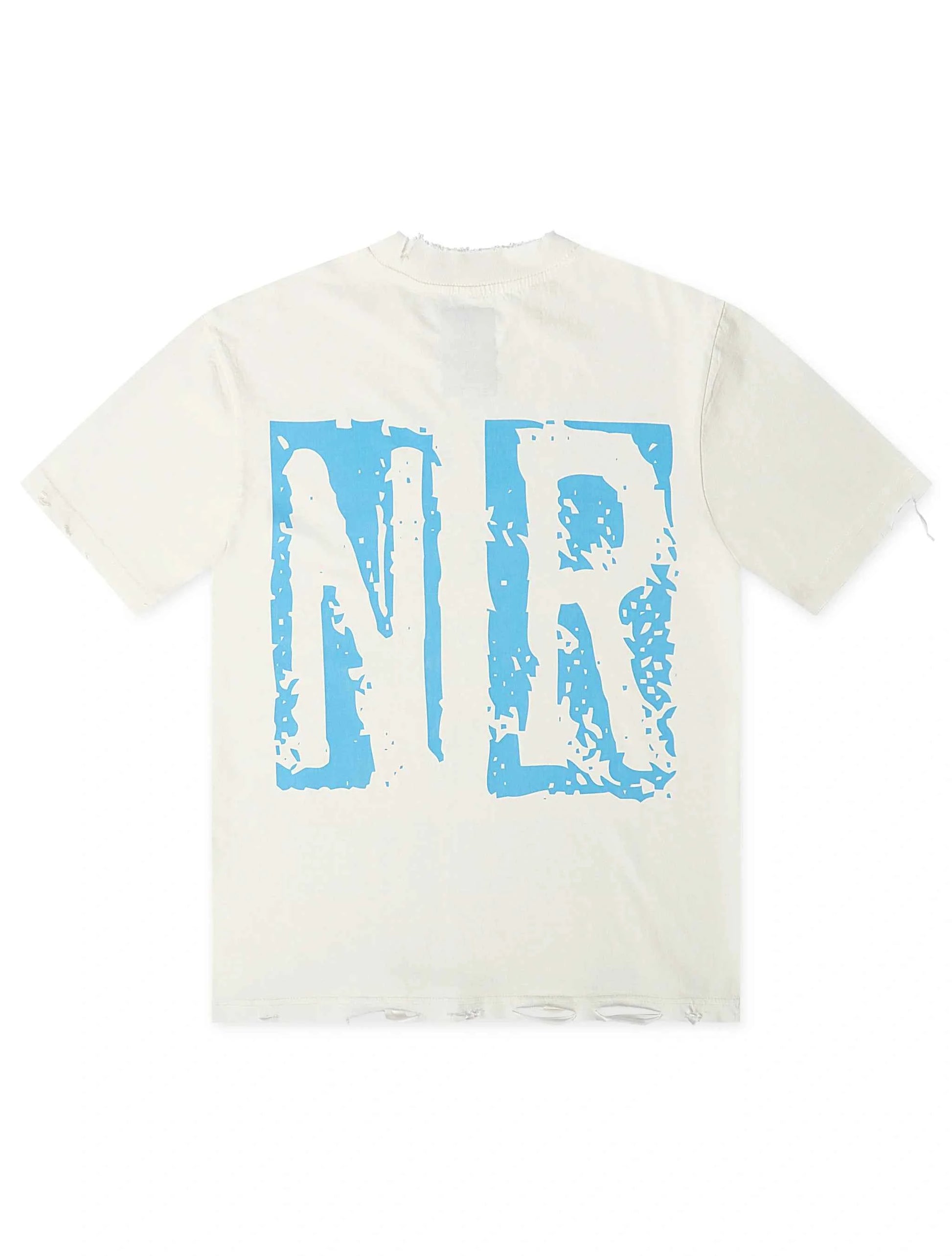 November Reign Everything I Love Hand Shredded Tee - White