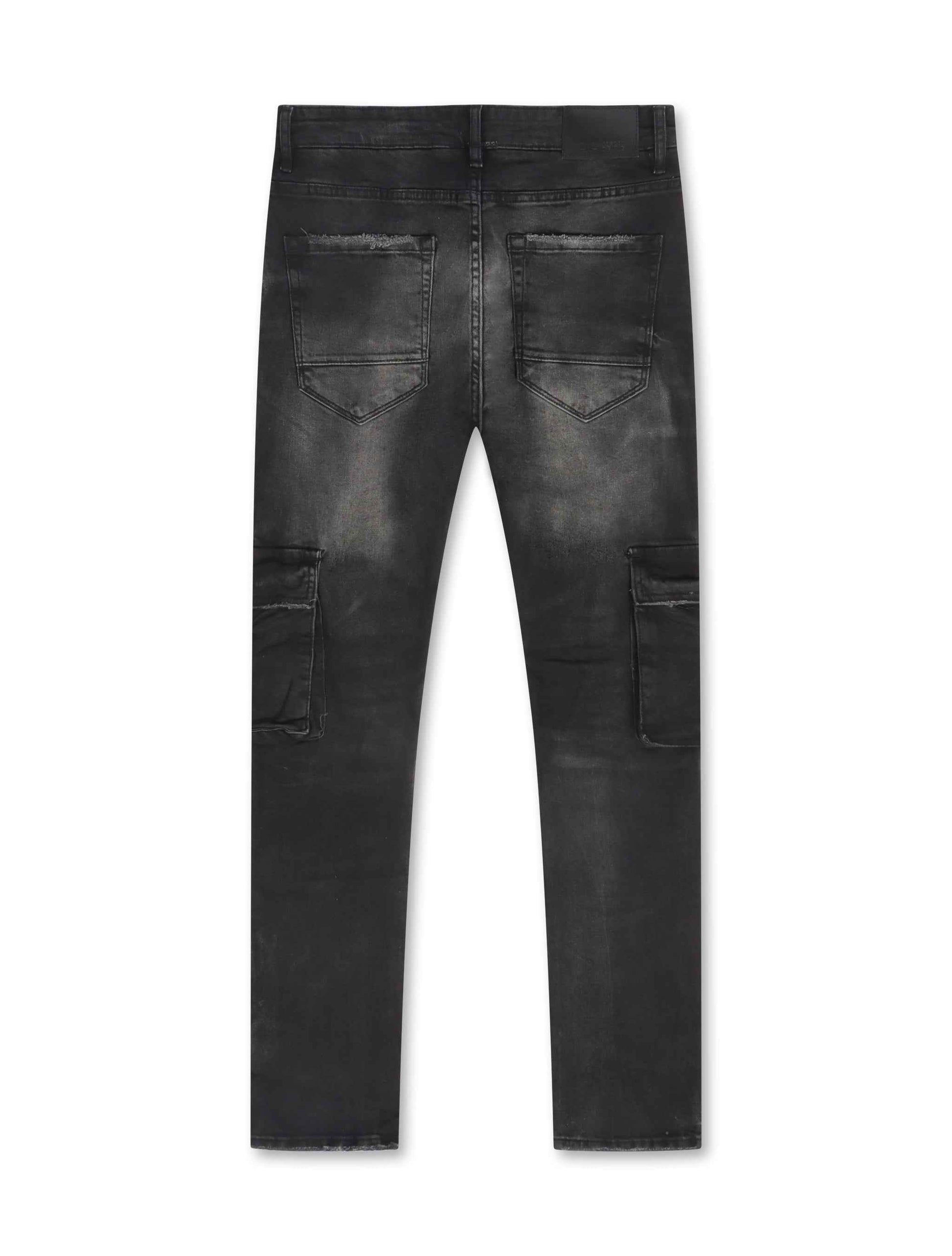 Jordan Craig Sean Cargo Jeans - Black Shadow