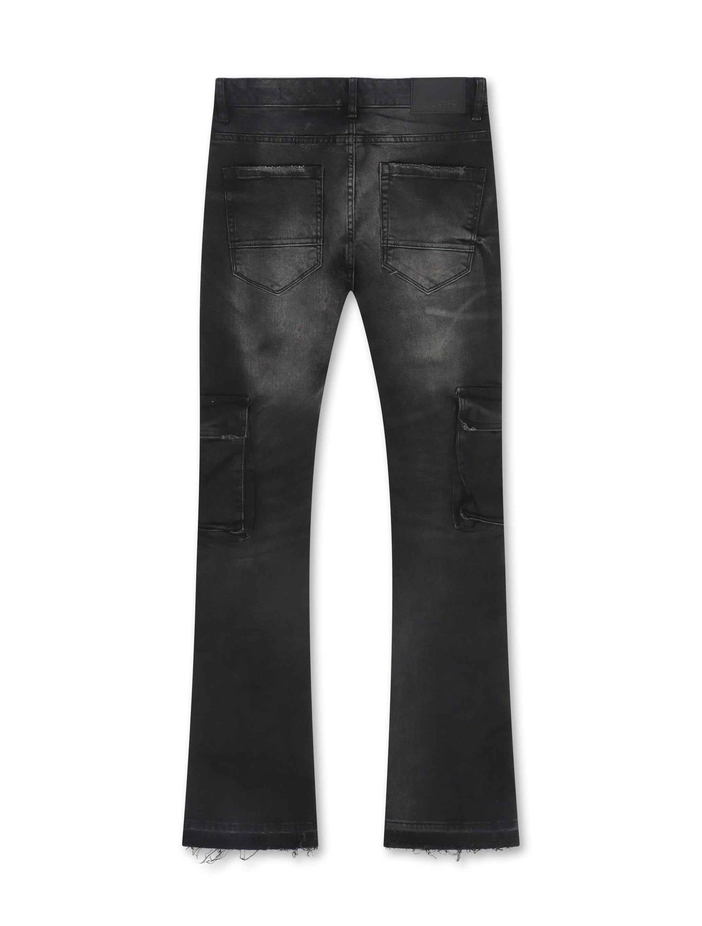 Jordan Craig Cargo Stacked Jean - Black