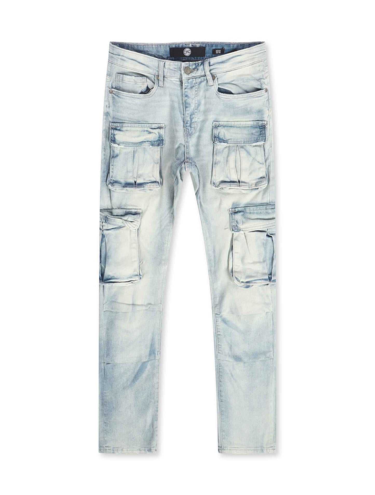 Jordan Craig Sean Cargo Jeans - Iced White