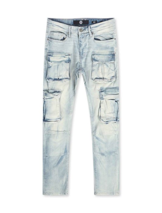 Jordan Craig Sean Cargo Jeans - Iced White