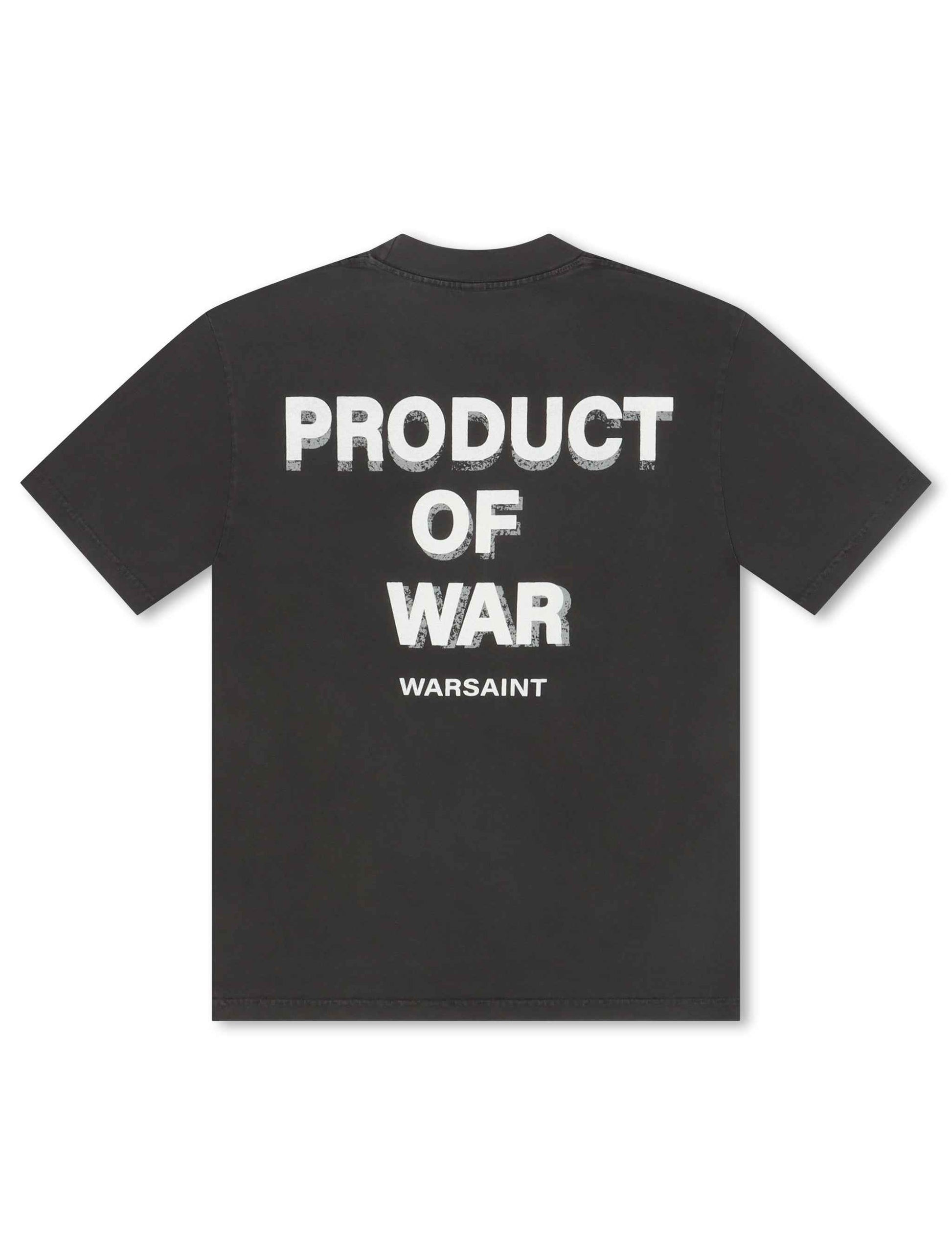 Warsaint Product of War Tee - Washed Black
