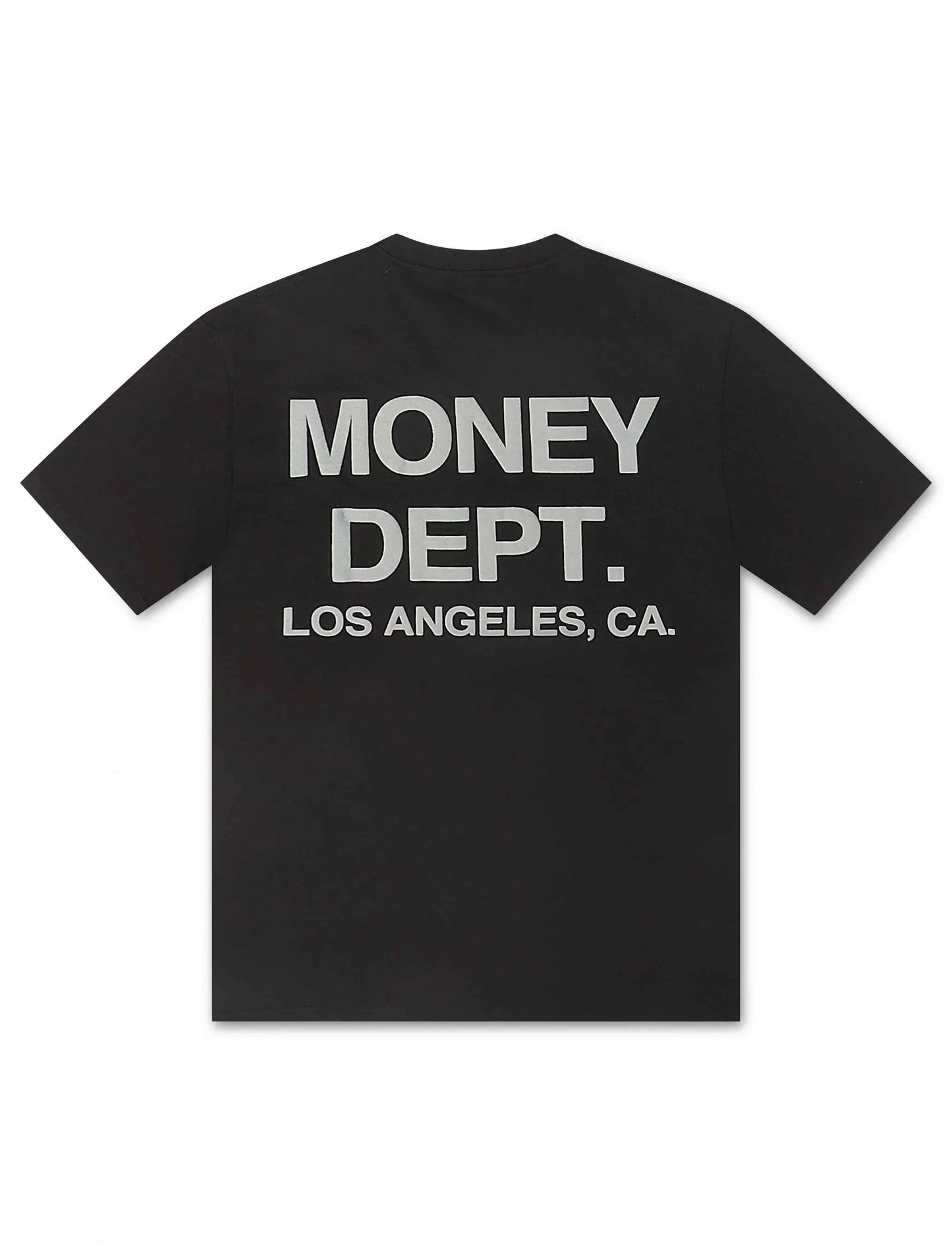 Money Dept. Los Angeles Puff Print Tee - Black/Gray