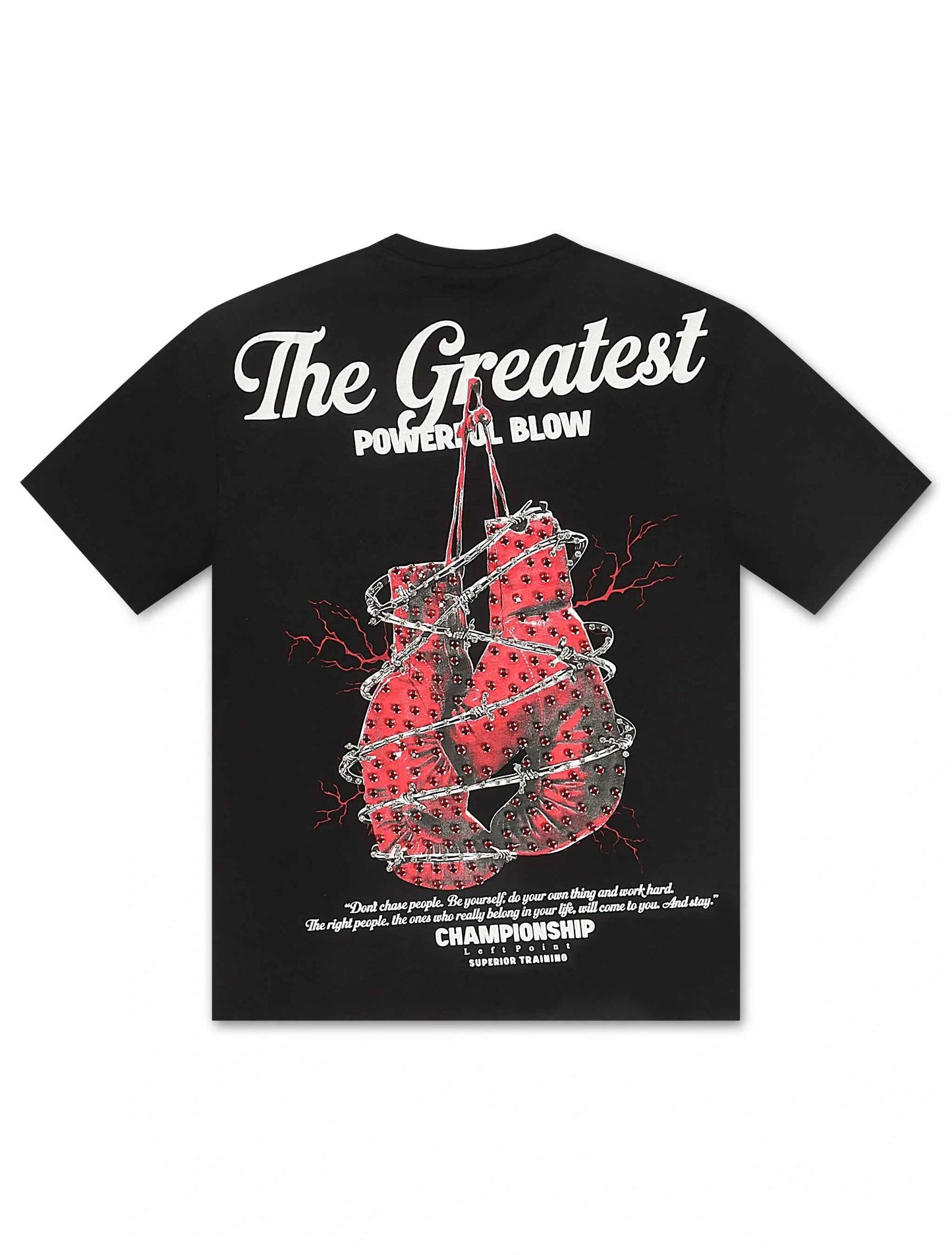 Left Point Boxing Club Tee - Black
