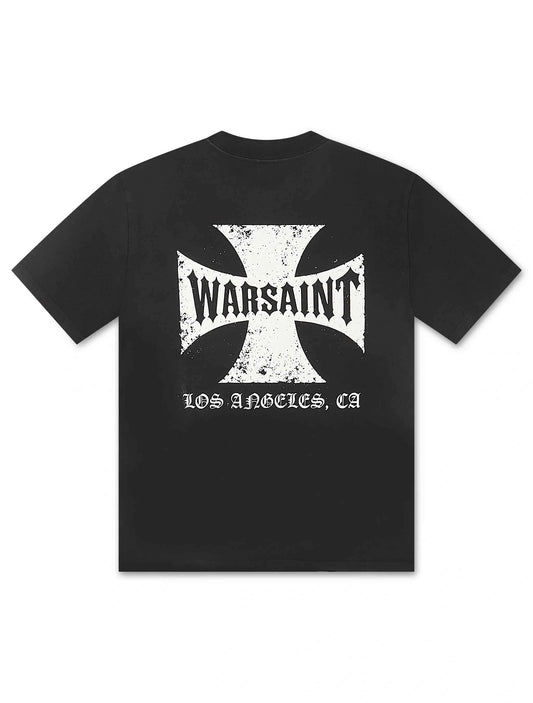 Warsaint Cross Tee - Black