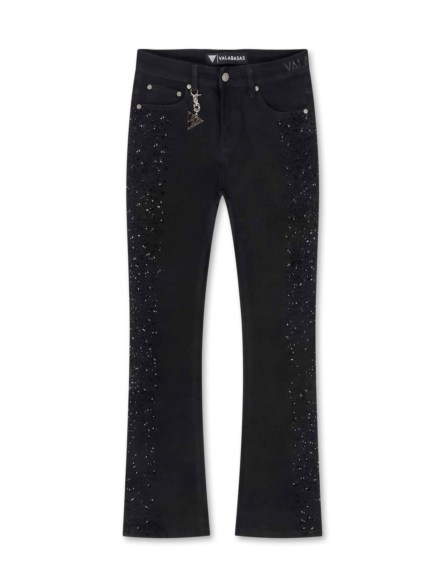 Valabasas Shock Stacked Jeans - Jet Black