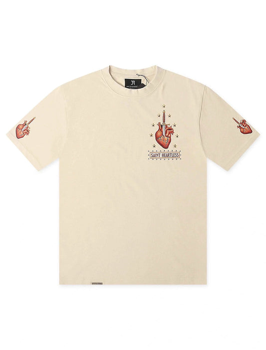 November Reign Saint Heartless Tee - Tan
