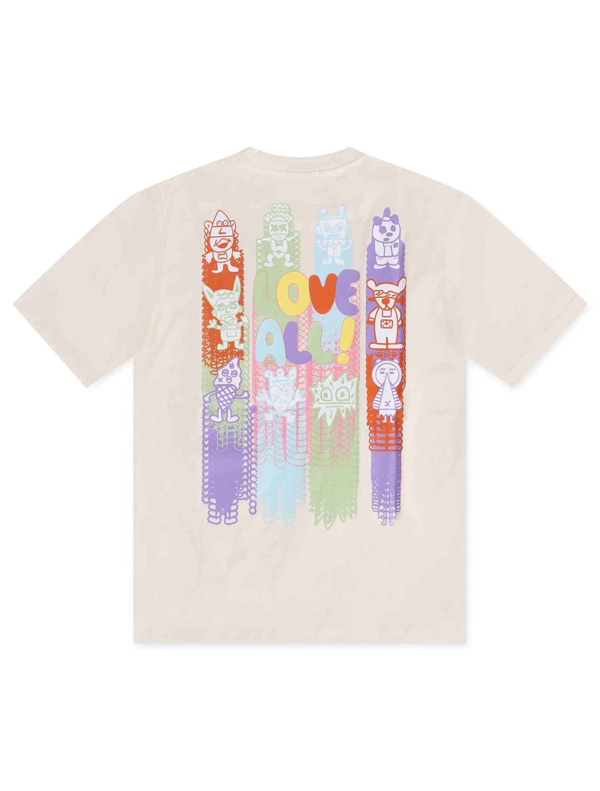 Vic Garcia World Love All Tee - Cream