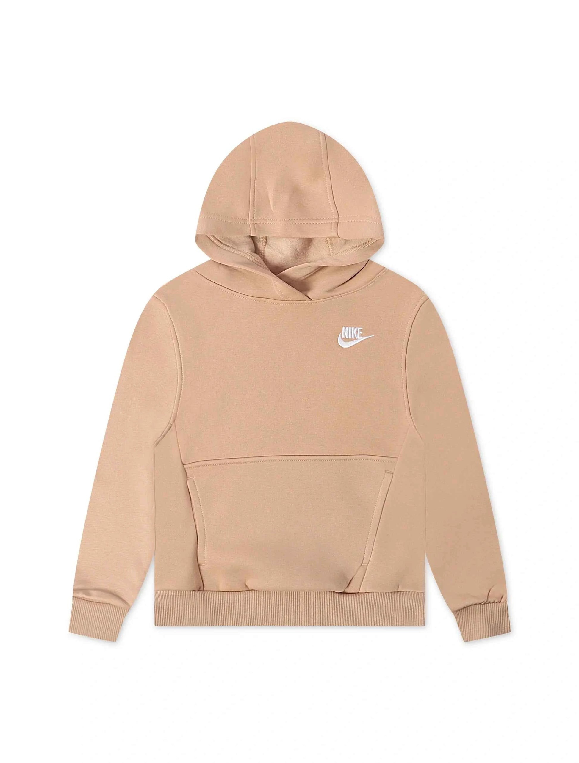 Nike Big Kids Sportswear Club Fleece Hoodie - Hemp