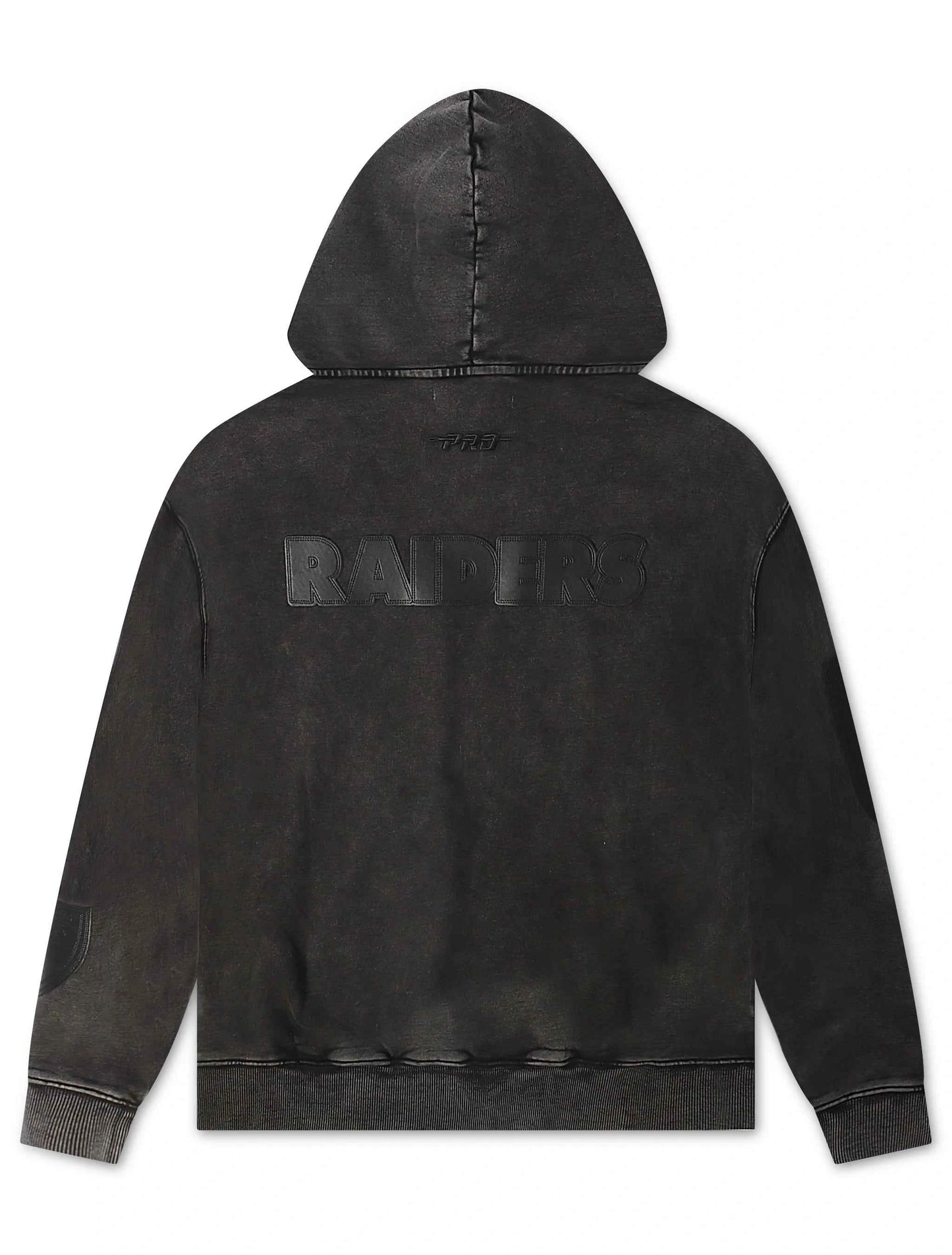 Pro Standard Raiders All Over Logo Hoodie - Washed Black