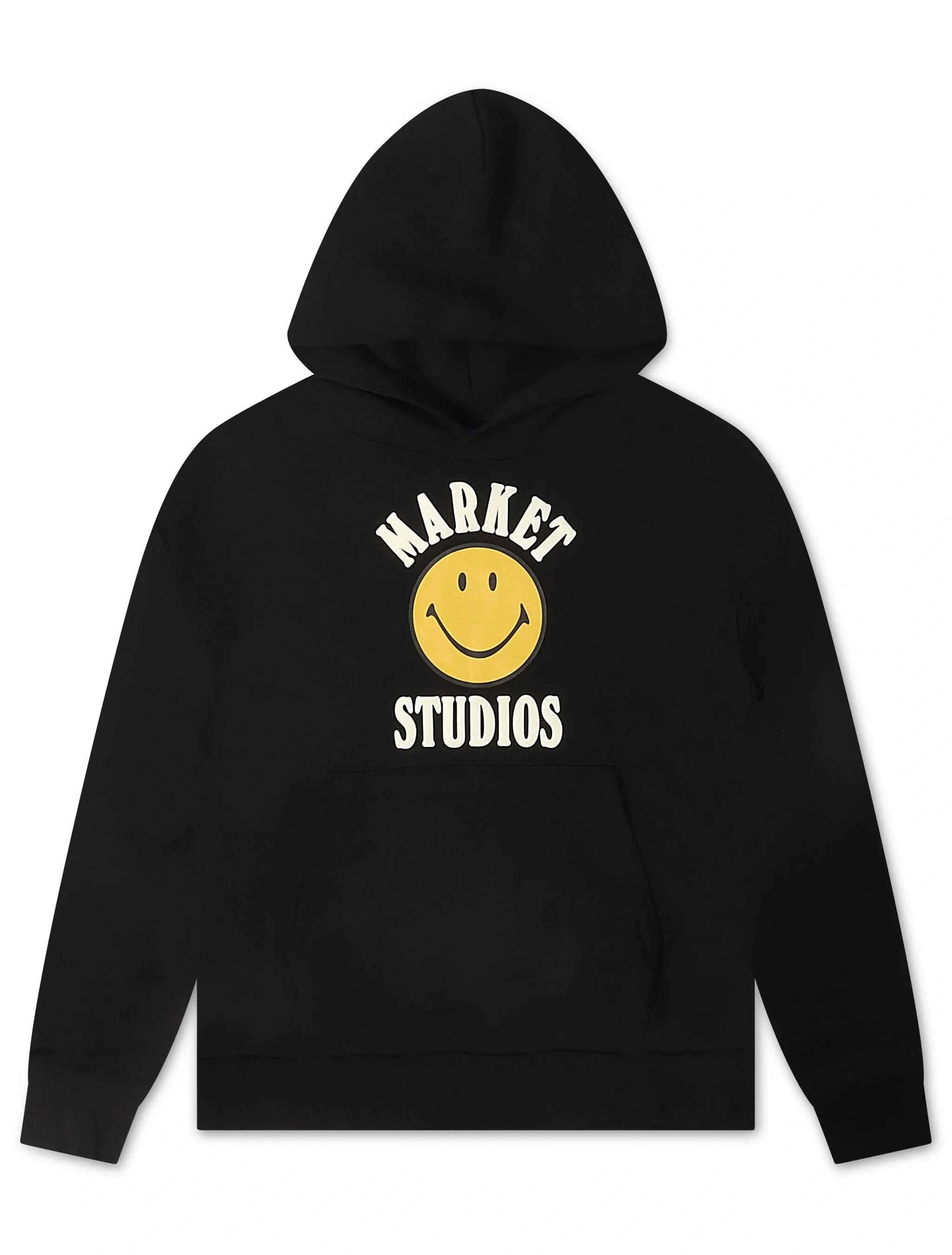 Market Smiley Lockup Hoodie - Black