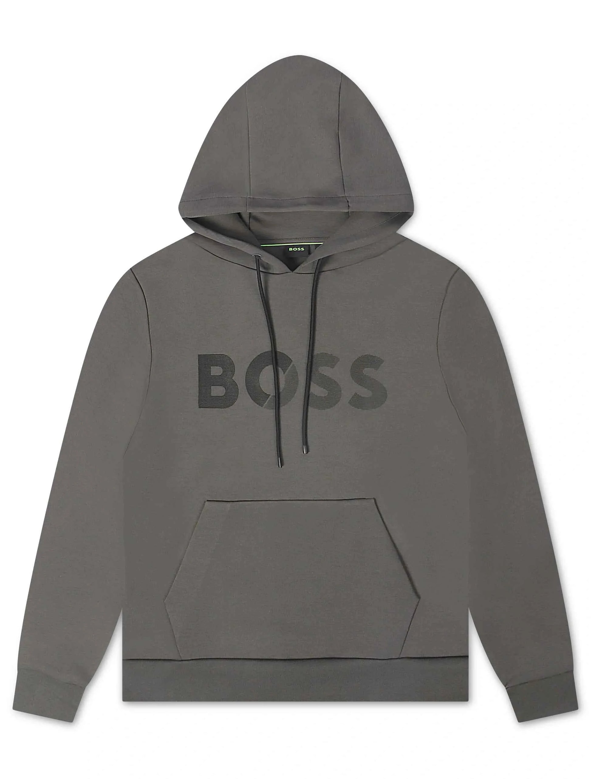 Boss Soody Tape Logo Hoodie - Gray